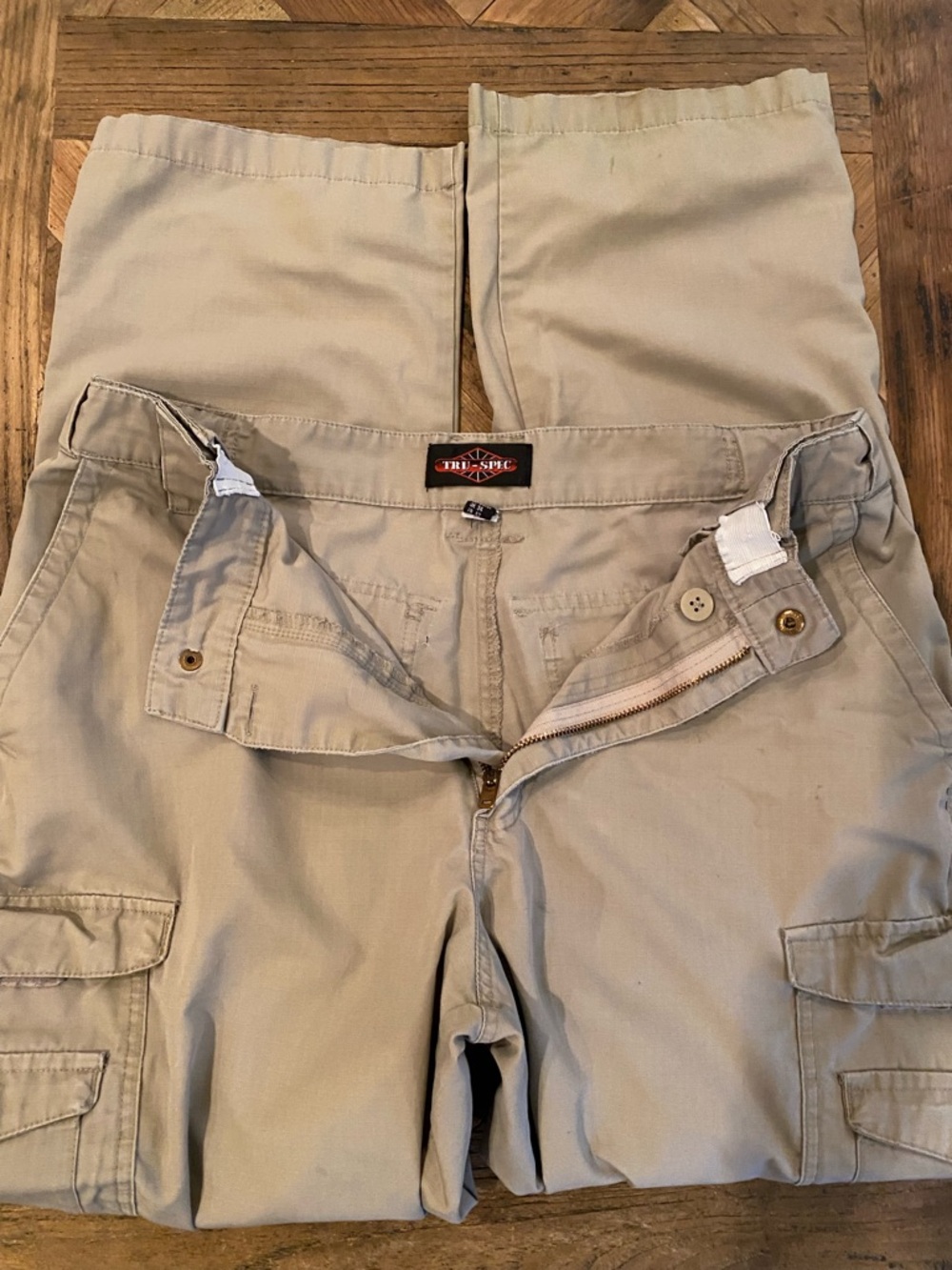 Tri-Spec Men's Tan Cargo Pants - Classic Utility Style